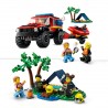 Le camion de pompiers 4x4 et le canot de sauvetage Lego City 60412