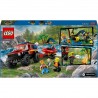 Le camion de pompiers 4x4 et le canot de sauvetage Lego City 60412