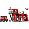 La caserne et le camion de pompiers Lego City 60414