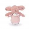 Veilleuse musicale culbuto rose - Lapin Doudou