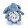 Veilleuse musicale projecteur bleu - Lapin Doudou