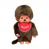 Monchhichi bavoir rouge