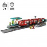 Le tramway et la station du centre-ville LEGO City 60423