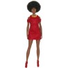 BARBIE FASHIONISTA - POUPEE ROBE ROUGE