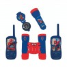 Kit d'Aventurier avec Jumelles et Talkie Walkie Spiderman