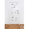 Lot de 12 Stickers 3D Chauve-souris