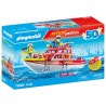 Bateau de sauvetage et pompiers Playmobil Action Heroes 71598 - Anniversaire 50 ans