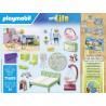 Chambre de parents avec berceau suspendu Playmobil My life 71609