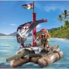 Pirate avec radeau flottant et trésor PLAYMOBIL Pirates 71794