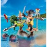 Pirate avec arbalète et poissons à viser PLAYMOBIL Pirates 71795