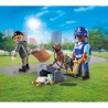 Policier avec chien de recherche et voleur PLAYMOBIL ACTION HEROES 71731