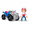 Véhicule 15 cm et figurine La Pat Patrouille : Quad de sauvetage Ryder