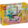 La machine à écrire avec des fleurs LEGO Creator 31169
