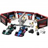 Garage avec Voiture Mercedes and Alpine Formule 1 LEGO City 60444