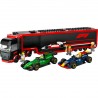 Camion Aston Martin and Red Bull vehicules Formule 1 LEGO City 60445