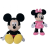 Peluche Mickey et Minnie 25 cm