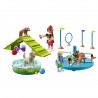 Aire de Jeux pour Chiens et Personnages Playmobil My Life 71745