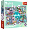 Puzzle 4 en 1 Stitch