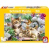 Puzzle 150 Pièces Chatons Espiègles