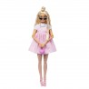 Poupée Barbie Coffret Deluxe Style Robe Rose Bonbon