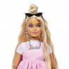 Poupée Barbie Coffret Deluxe Style Robe Rose Bonbon