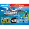 Policiers et Hydravion - Playmobil Action Heroes 4445