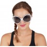 Lunettes Disco Argentées