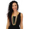 Lot 4 Colliers Perles Fluo