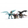 Figurines Dragon et Viking 25 cm Dragons Le Film