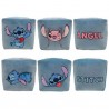 Coussin Cube Brodé Stitch et Angel