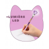 TOPModel Stylo à Bille avec Lumière Rebel Kitty