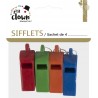 Lot de 4 Sifflets