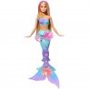 Poupée Barbie Sirène Fleurs Magiques
