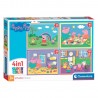 Puzzle 4 En 1 - Peppa Pig