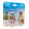 Couple de vacanciers Playmobil 70274