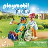 Patient en Fauteuil Roulant Playmobil City Life 70193