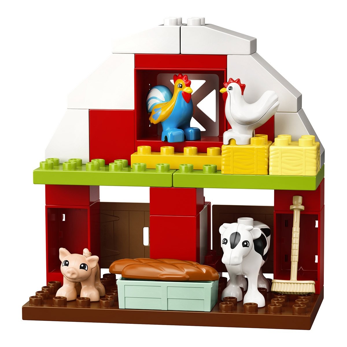 LEGO Duplo La grange, le tracteur et les animaux de la ferme 10952 LEGO :  la boite à Prix Carrefour