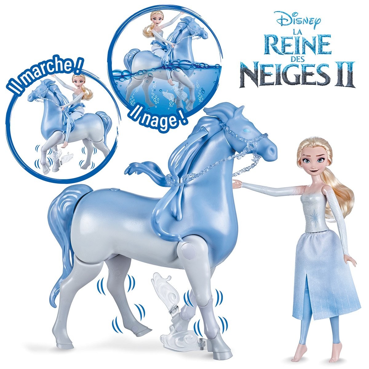 Disney La Reine Des Neiges 2 - Star Color - Elsa sur cheval Pas